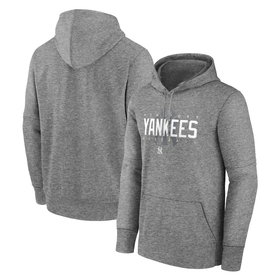 Men 2023 MLB New York Yankees grey Sweatshirt style 1